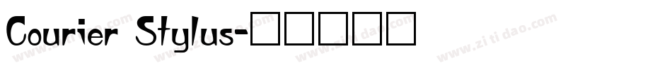 Courier Stylus字体转换
